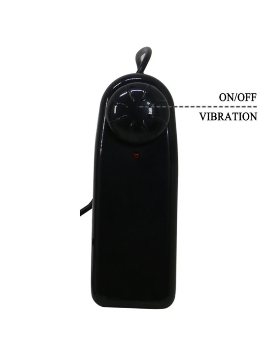 Pretty Love Marion - Imbracatura Strap-On con Dildo Vibrante 19 Cm Marrone