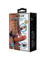 Pretty Love Marion - Imbracatura Strap-On con Dildo Vibrante 19 Cm Marrone