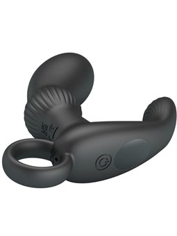 Pretty Love Cayla - Vibratore Massaggiatore Anale in Silicone Nero
