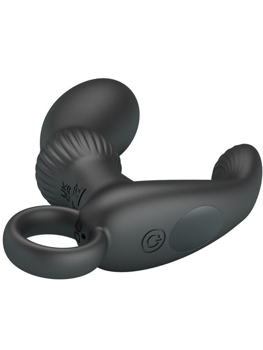 Pretty Love Cayla - Vibratore Massaggiatore Anale in Silicone Nero