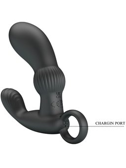 Pretty Love - Cayla Anal Vibrator Massager Black
