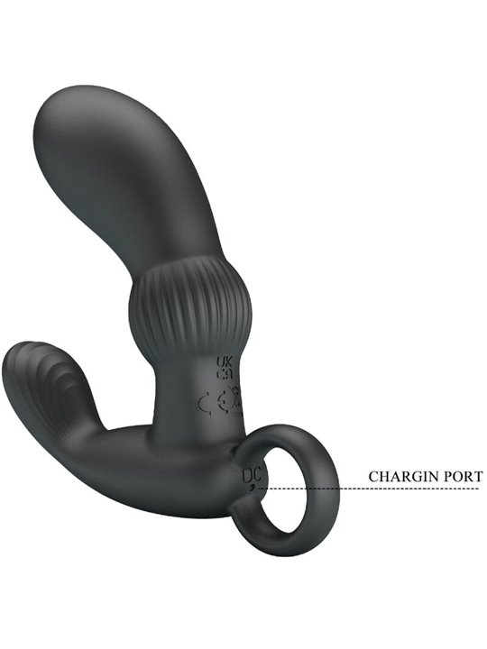 Pretty Love Cayla - Vibratore Massaggiatore Anale in Silicone Nero