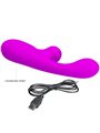 Pretty Love Skylar - Stimolatore Vibratore Rabbit in Morbido Silicone Viola