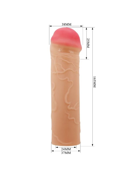 Pretty Love Nile - Guaina Fallica in Silicone per Estensione Pene 16,5 Cm