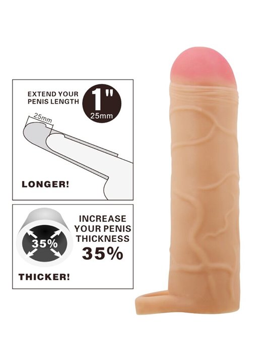 Pretty Love Bunion - Guaina Fallica in Silicone per Estensione Pene 16,5 Cm