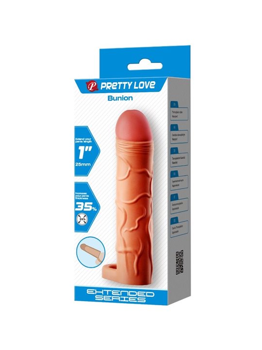 Pretty Love Bunion - Guaina Fallica in Silicone per Estensione Pene 16,5 Cm