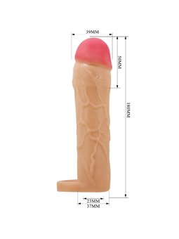 Pretty Love - Chane Penis Extender Cover Flesh