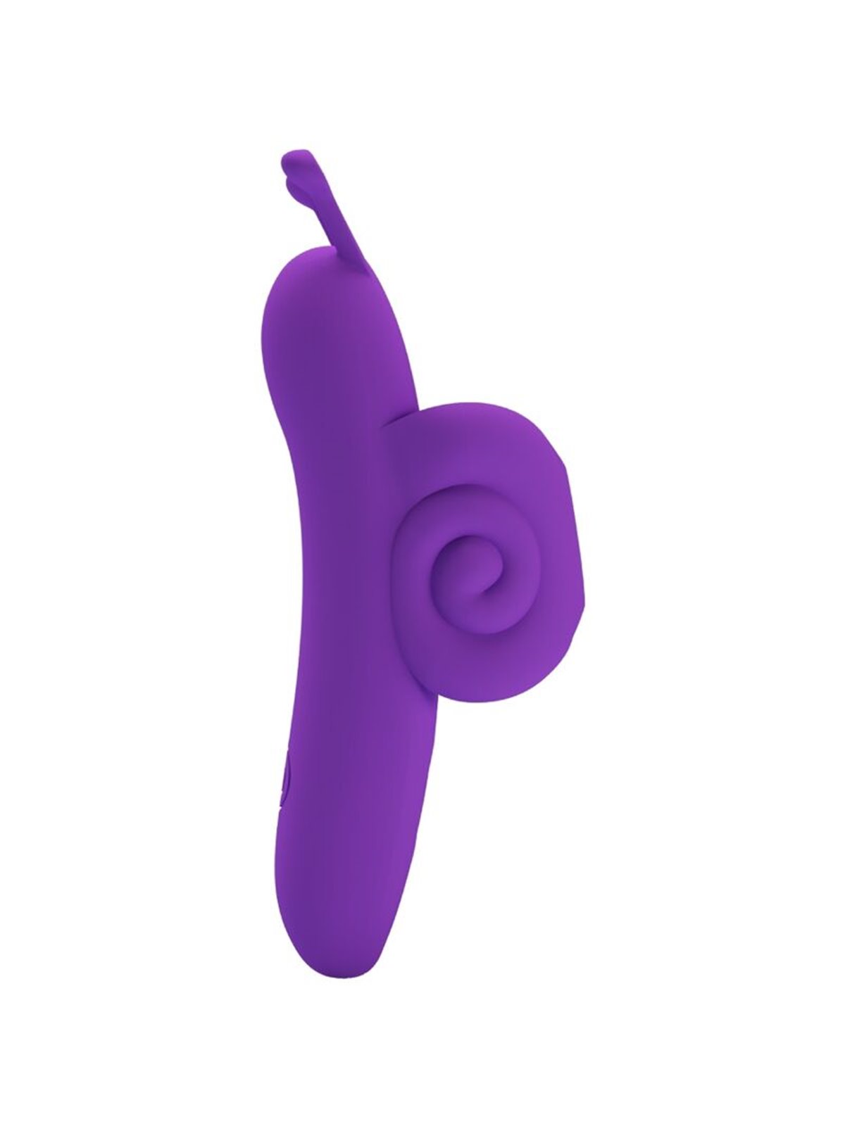 Pretty Love Snail - Stimolatore Vibratore da Dito in Silicone Morbido Viola