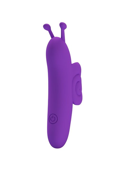 Pretty Love Snail - Stimolatore Vibratore da Dito in Silicone Morbido Viola