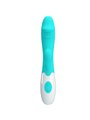 Pretty Love Snappy - Vibratore Rabbit per Punto G e Clitoride Verde Acqua