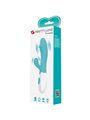 Pretty Love Snappy - Vibratore Rabbit per Punto G e Clitoride Verde Acqua