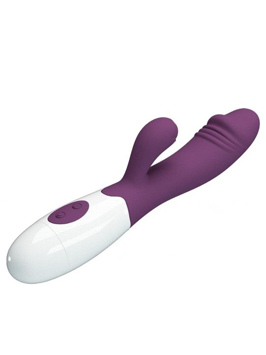 Pretty Love Snappy - Vibratore Rabbit per Punto G e Clitoride Viola