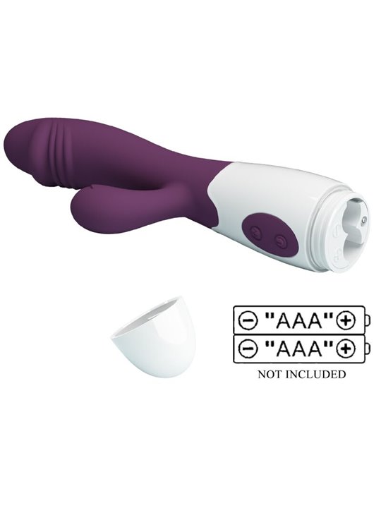 Pretty Love Snappy - Vibratore Rabbit per Punto G e Clitoride Viola