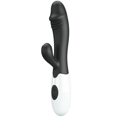Pretty Love Snappy - Vibratore Rabbit per Punto G e Clitoride Nero