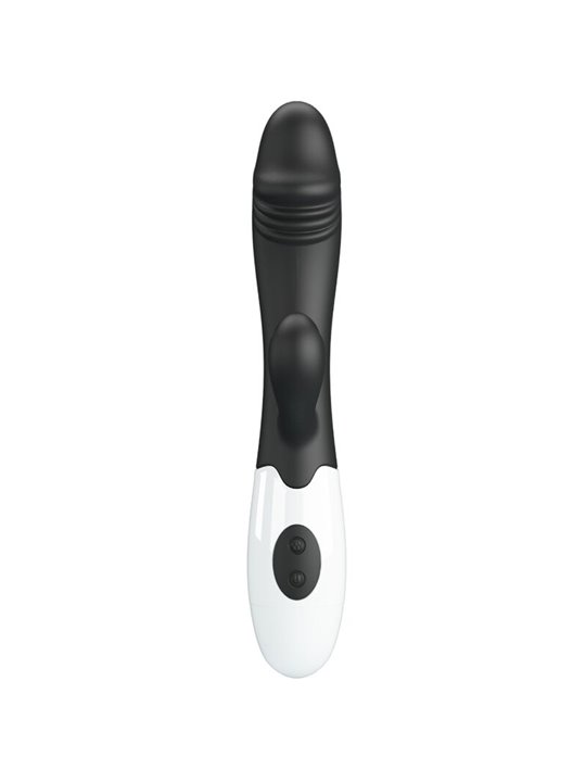 Pretty Love Snappy - Vibratore Rabbit per Punto G e Clitoride Nero