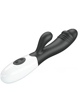 Pretty Love Snappy - Vibratore Rabbit per Punto G e Clitoride Nero