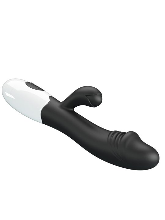 Pretty Love Snappy - Vibratore Rabbit per Punto G e Clitoride Nero