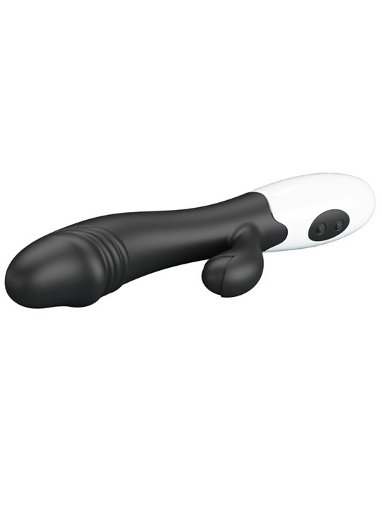Pretty Love Snappy - Vibratore Rabbit per Punto G e Clitoride Nero