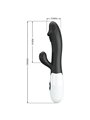 Pretty Love Snappy - Vibratore Rabbit per Punto G e Clitoride Nero