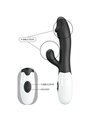 Pretty Love Snappy - Vibratore Rabbit per Punto G e Clitoride Nero