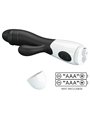 Pretty Love Snappy - Vibratore Rabbit per Punto G e Clitoride Nero