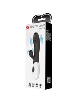 Pretty Love Snappy - Vibratore Rabbit per Punto G e Clitoride Nero
