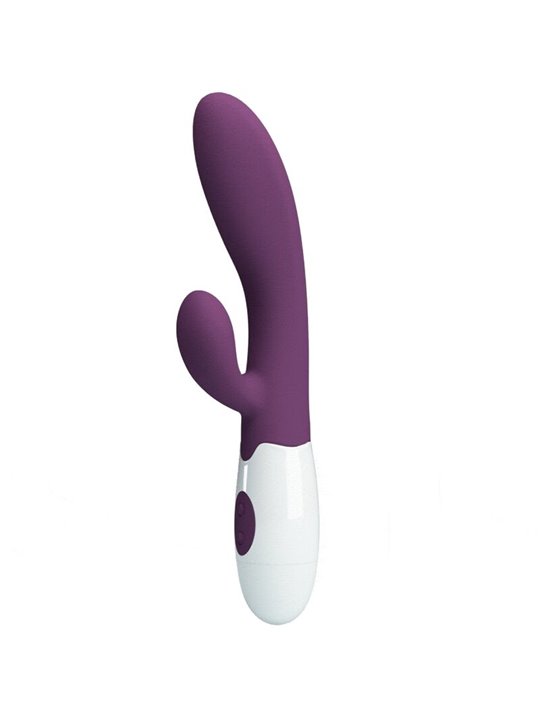 Pretty Love Alvis - Vibratore Rabbit per Punto G e Clitoride Viola