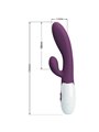 Pretty Love Alvis - Vibratore Rabbit per Punto G e Clitoride Viola