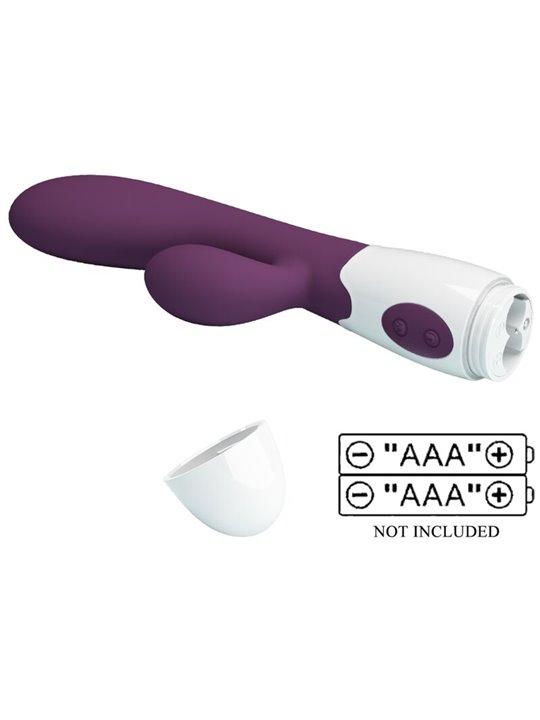 Pretty Love Alvis - Vibratore Rabbit per Punto G e Clitoride Viola