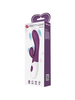 Pretty Love Alvis - Vibratore Rabbit per Punto G e Clitoride Viola