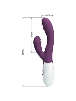 Pretty Love Andre - Vibratore Rabbit per Punto G e Clitoride Viola