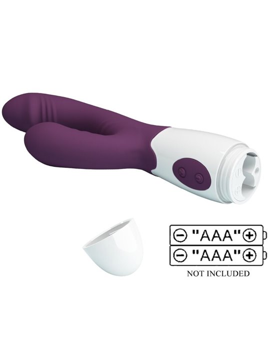 Pretty Love Andre - Vibratore Rabbit per Punto G e Clitoride Viola