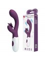 Pretty Love - Butterfly Kiss Rabbit Vibrator & G-Spot Stimulator Purple