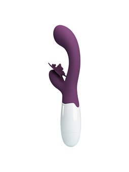 Pretty Love Butterfly Kiss - Vibratore Rabbit per Punto G e Clitoride Viola