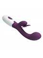 Pretty Love Butterfly Kiss - Vibratore Rabbit per Punto G e Clitoride Viola