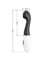 Pretty Love Charles - Vibratore Punto G in Silicone Nero 30 Funzioni