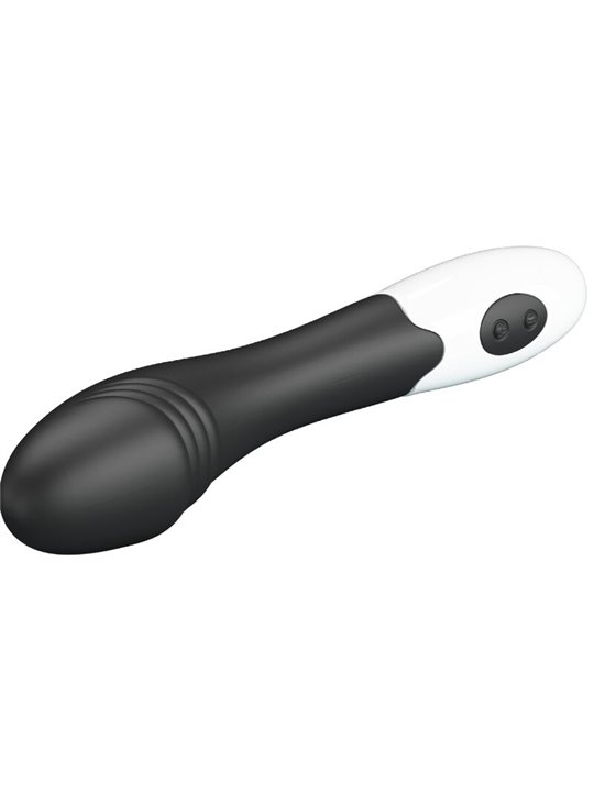 Pretty Love Elemental - Vibratore Punto G in Silicone Nero 30 Funzioni