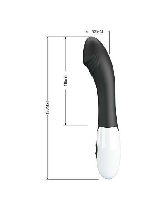 Pretty Love - Elemental G-Spot Vibrator 30 Modes Black