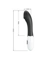 Pretty Love Elemental - Vibratore Punto G in Silicone Nero 30 Funzioni