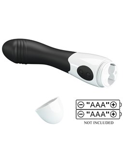 Pretty Love Elemental - Vibratore Punto G in Silicone Nero 30 Funzioni