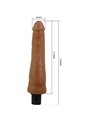 Pretty Love Alfredo - Vibratore Realistico in Silicone Marrone 21,5 Cm