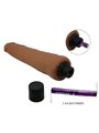 Pretty Love Alfredo - Vibratore Realistico in Silicone Marrone 21,5 Cm