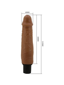 Pretty Love Waldorf - Vibratore Realistico in Silicone Marrone 18 Cm