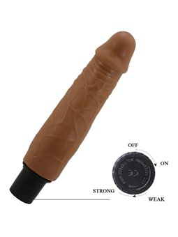Pretty Love Waldorf - Vibratore Realistico in Silicone Marrone 18 Cm