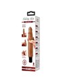 Pretty Love Waldorf - Vibratore Realistico in Silicone Marrone 18 Cm