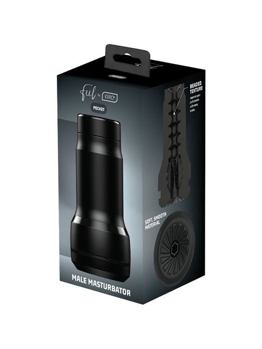 Kiiroo Feel Pocket - Masturbatore Maschile Tascabile in Silicone Morbido