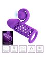 Romance - Guaina Fallica Vibrante in Silicone per Estensione Pene Viola