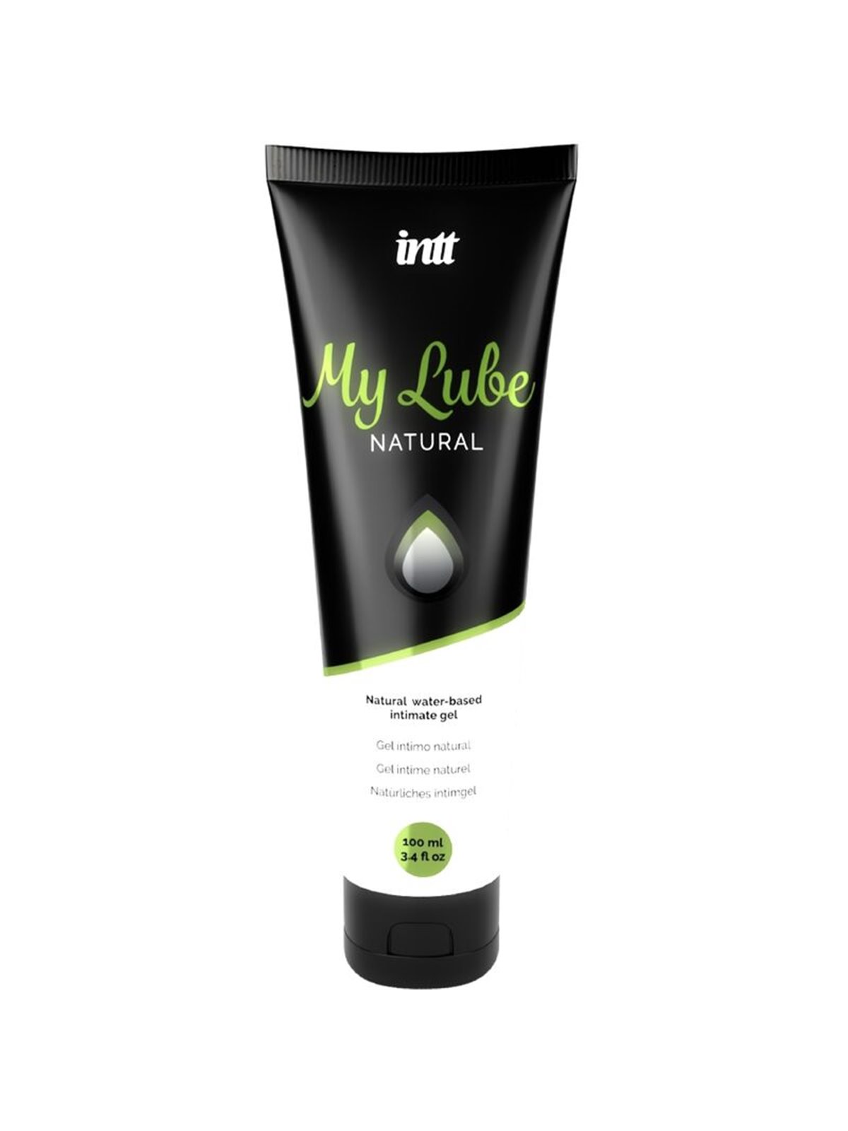 Intt My Lube - Lubrificante Intimo a Base d'Acqua Naturale Inodore 100 ML