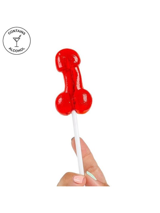 Secretplay - Cock Lollipop With Alcohol Strawberry Daiquiri
