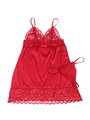 Subblime - Satin Babydoll With Lace Red S/M
